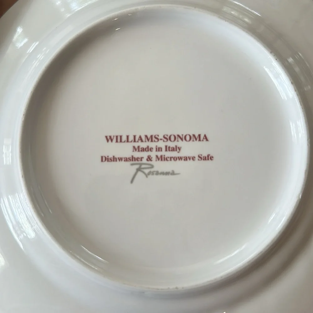 6 Williams Sonoma Rosanna Harvest Market 5 1/2